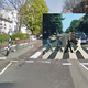 Illustration for article titled Iconic album covers merged with their real locations in Google maps